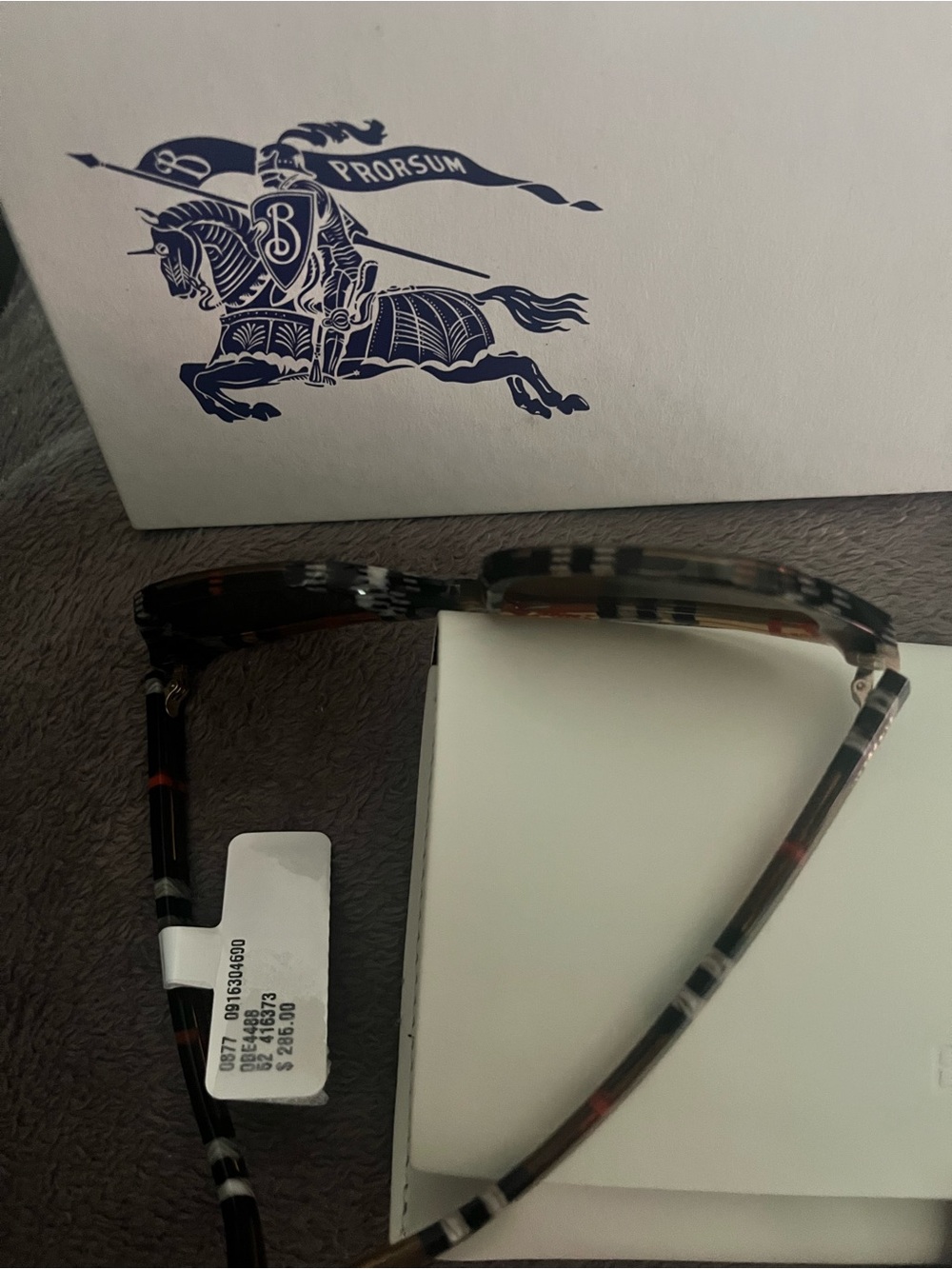 Burberry Tortoiseshell Cat-Eye Sunglasses with Brown Lenses New in Box - Picture 8 of 11